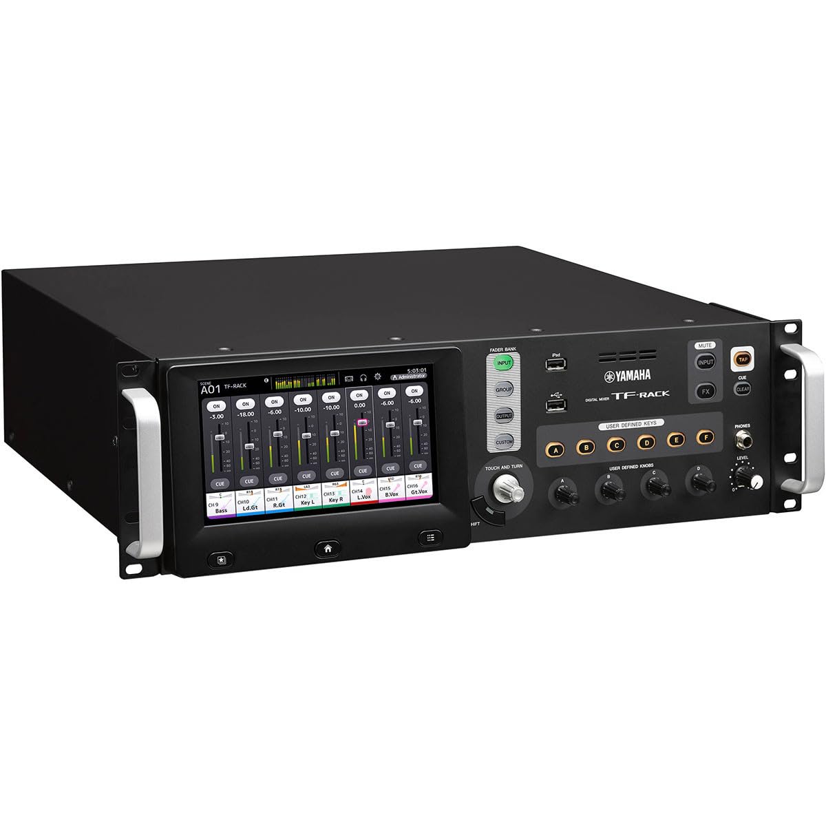 Yamaha TF-Rack Professional 19-Inch Rack-Mount Audio Mixer - Perfect for Live Sound, Studio Recording & DJ Setups