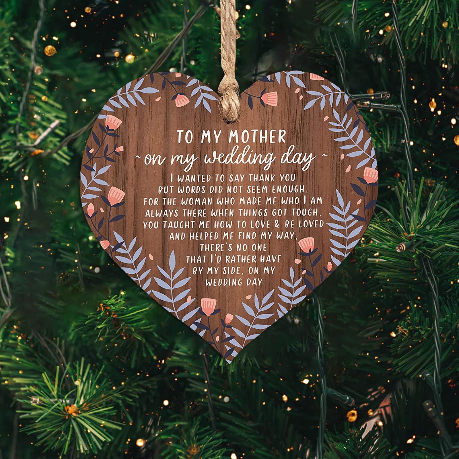 Acrylic Lettering Painted Love Shape Hang Tags - Christmas Tree Pendant for Arts & Crafts, Home Ornament - Perfect Gift for Family & Friends - Great for Holiday Decorations, DIY Projects & Party Favors