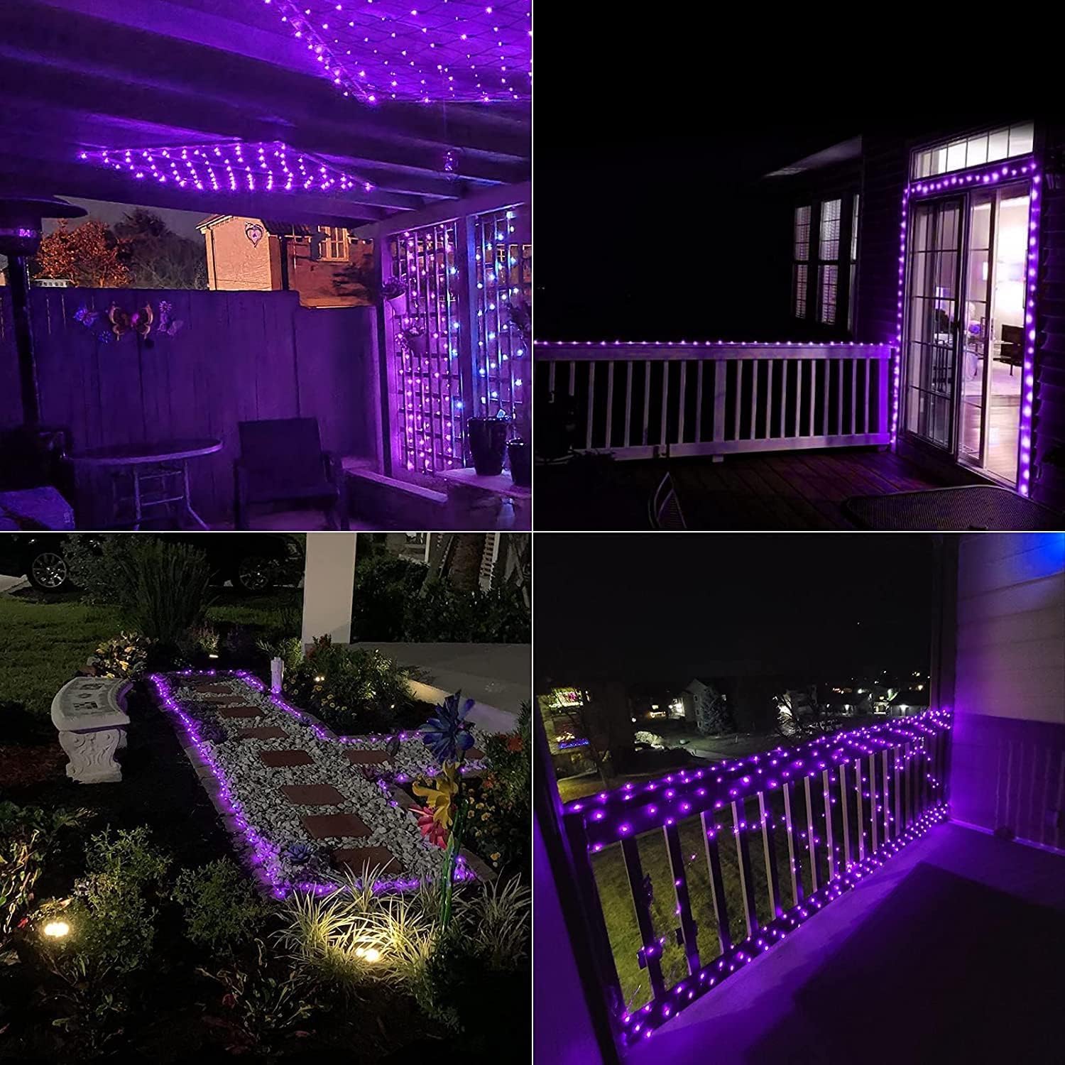 Upgraded 100 LED Solar Fairy Lights, 2 Pack 33ft Waterproof - Outdoor Garden Decor