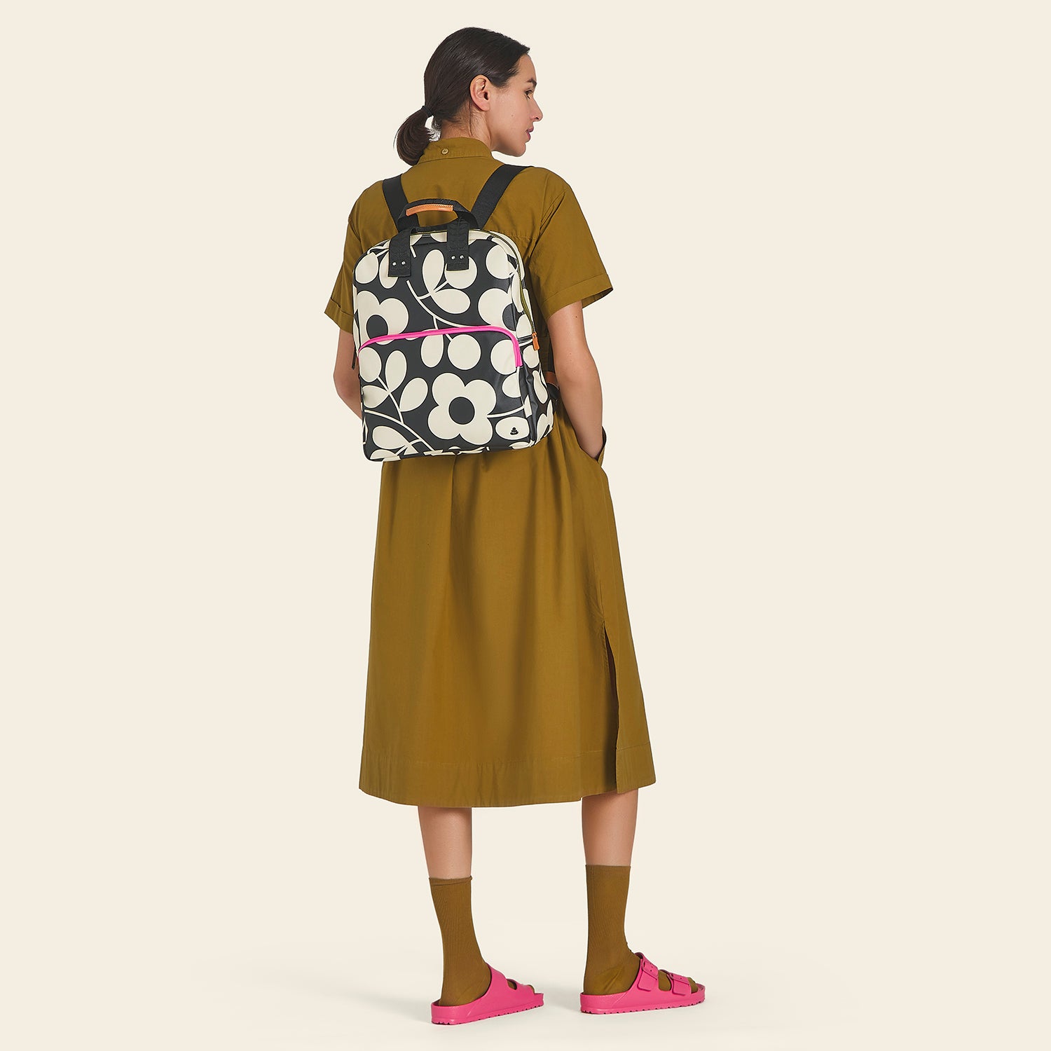 Lotta Backpack - Giant Stem Sprig Design, Stylish & Durable School Backpack for Women & Men - Perfect for College, Travel & Everyday Use