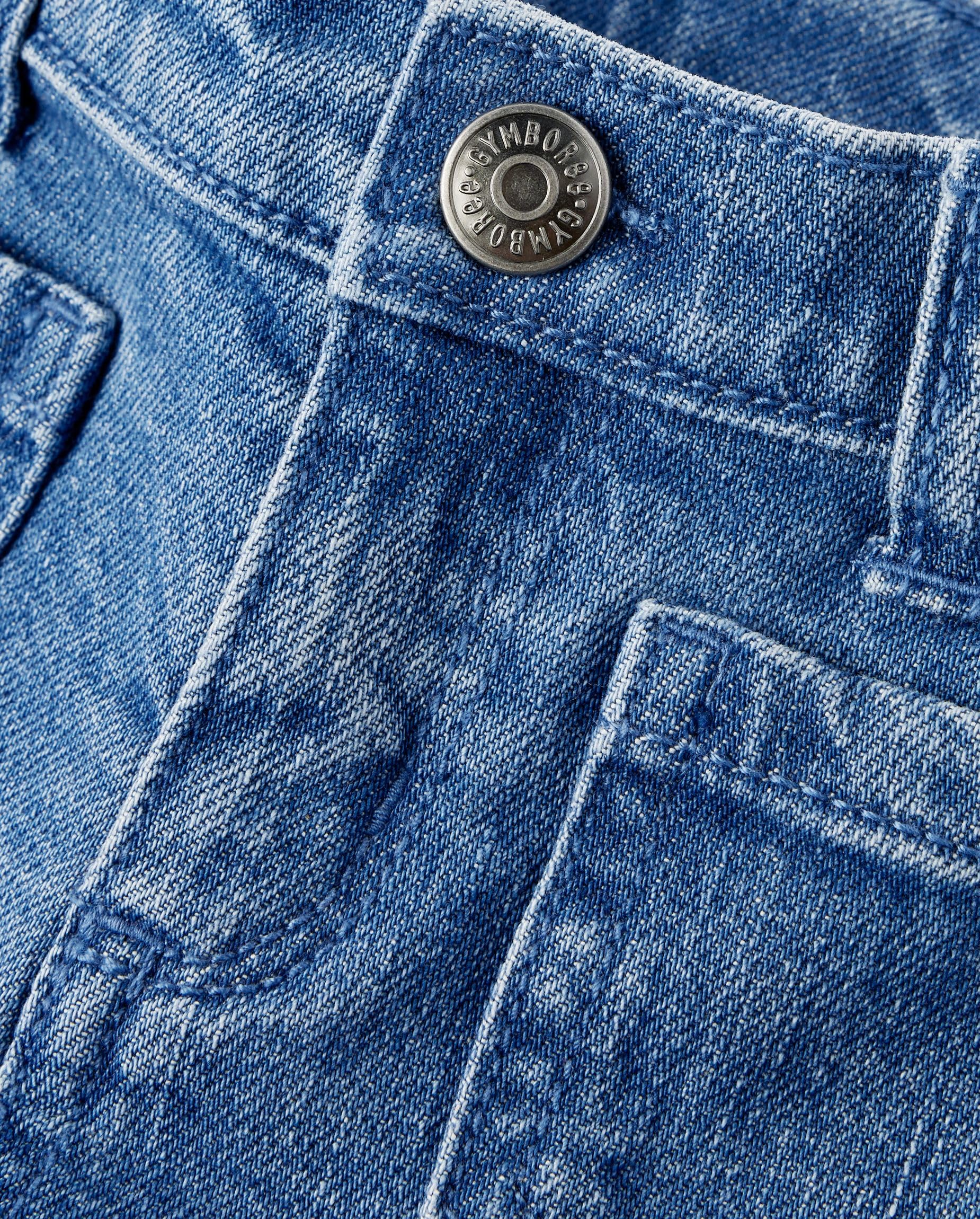 Gymboree Girls' and Toddler Wide Leg Jeans - Comfortable Stretchy Denim Pants for Playtime, School & Everyday Wear