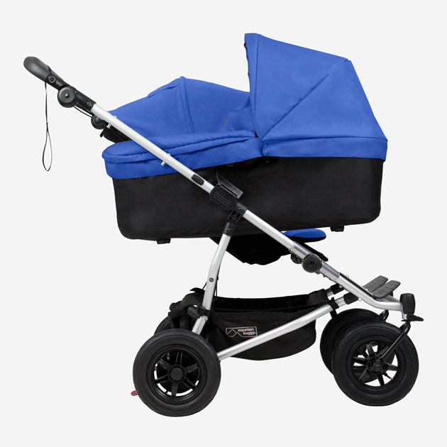Mountain Buggy Carrycot Plus for Duet Double Stroller - Premium Baby Bassinet for Twins - Perfect for Travel, Walks & Outdoor Adventures