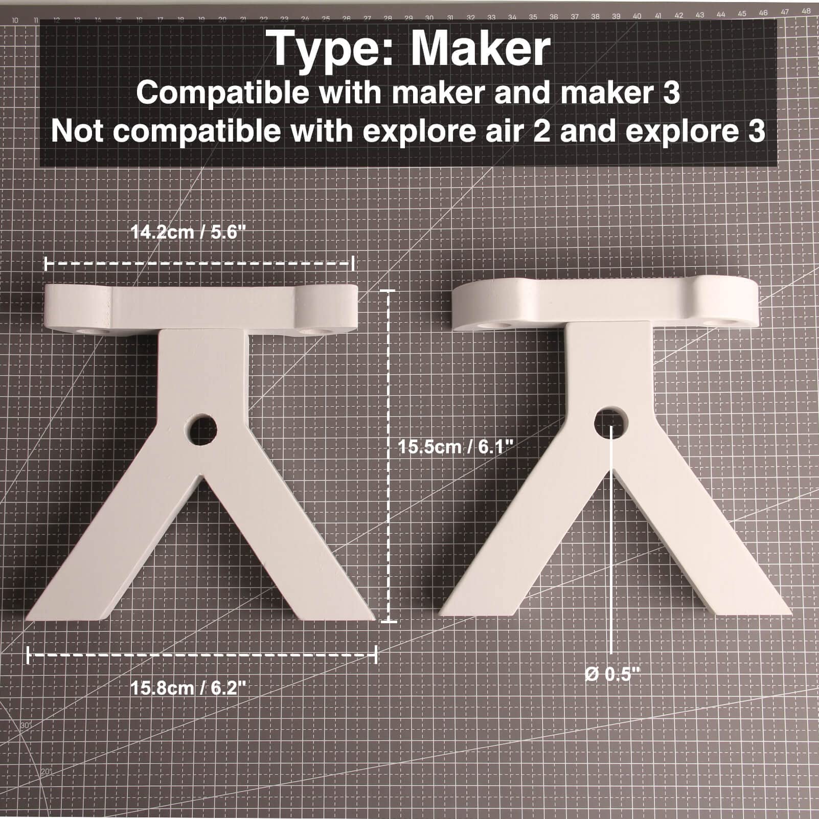 LOPASA Stand Legs for Cricut Maker 3 & Maker - Craft Machine Storage & Organization - Desk Accessories for Cutting Machines - Perfect for Craft Rooms & Workspaces