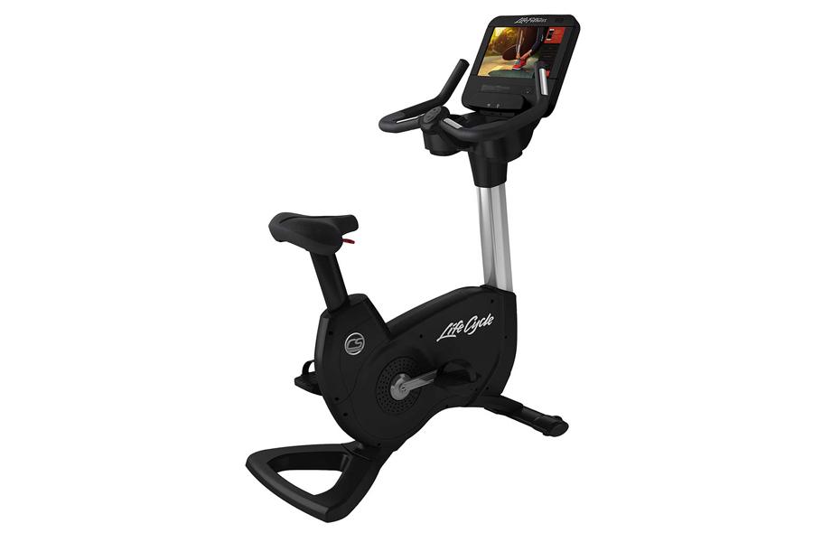 Life Fitness Platinum Club Series Upright Exercise Bike - Commercial Grade Indoor Cycling Bike for Home Gym & Cardio Workouts | Perfect for Weight Loss, Endurance Training & Low-Impact Fitness