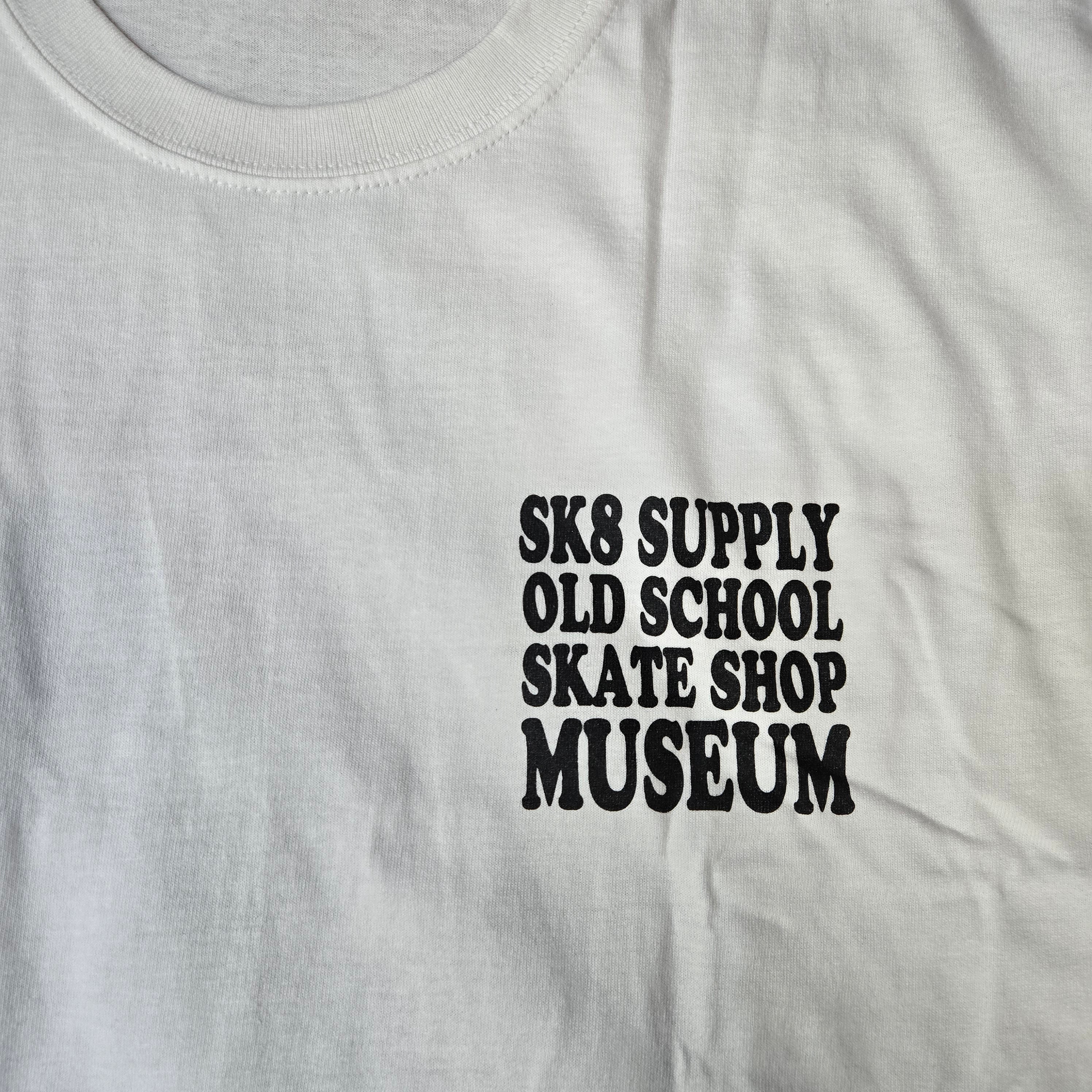 XXL SK8supply Skater Trader T-Shirt - White | Skateboarder Streetwear for Men & Women | Perfect for Skate Sessions & Urban Fashion