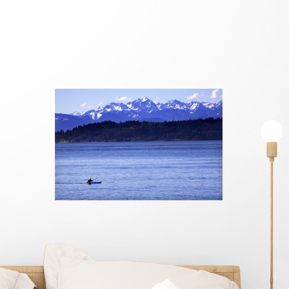 Kayak Puget Sound Peel and Stick Wall Decals - 18