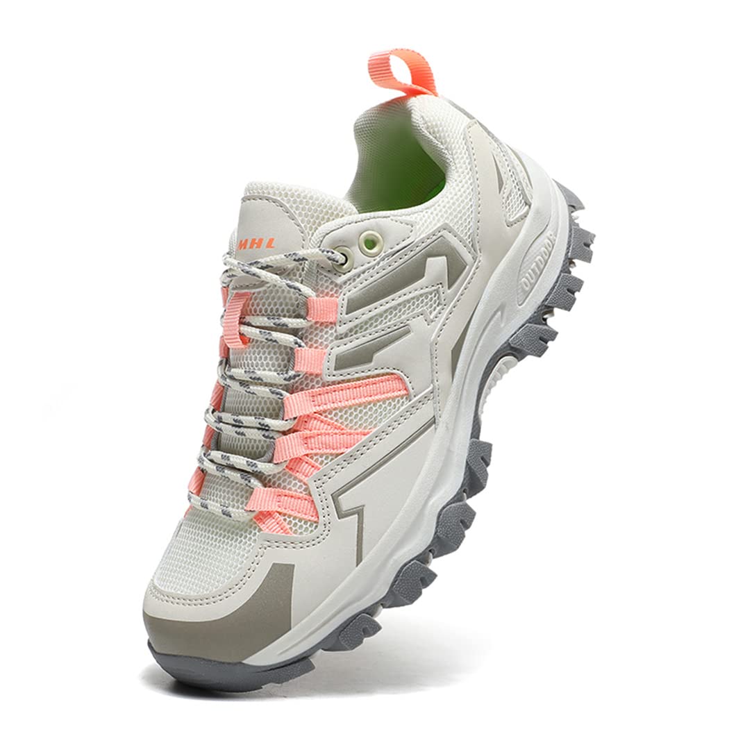 Men's & Women's Breathable Mesh Hiking Shoes - Lightweight Athletic Outdoor Trekking Footwear for Trail Running, Camping & Mountain Climbing