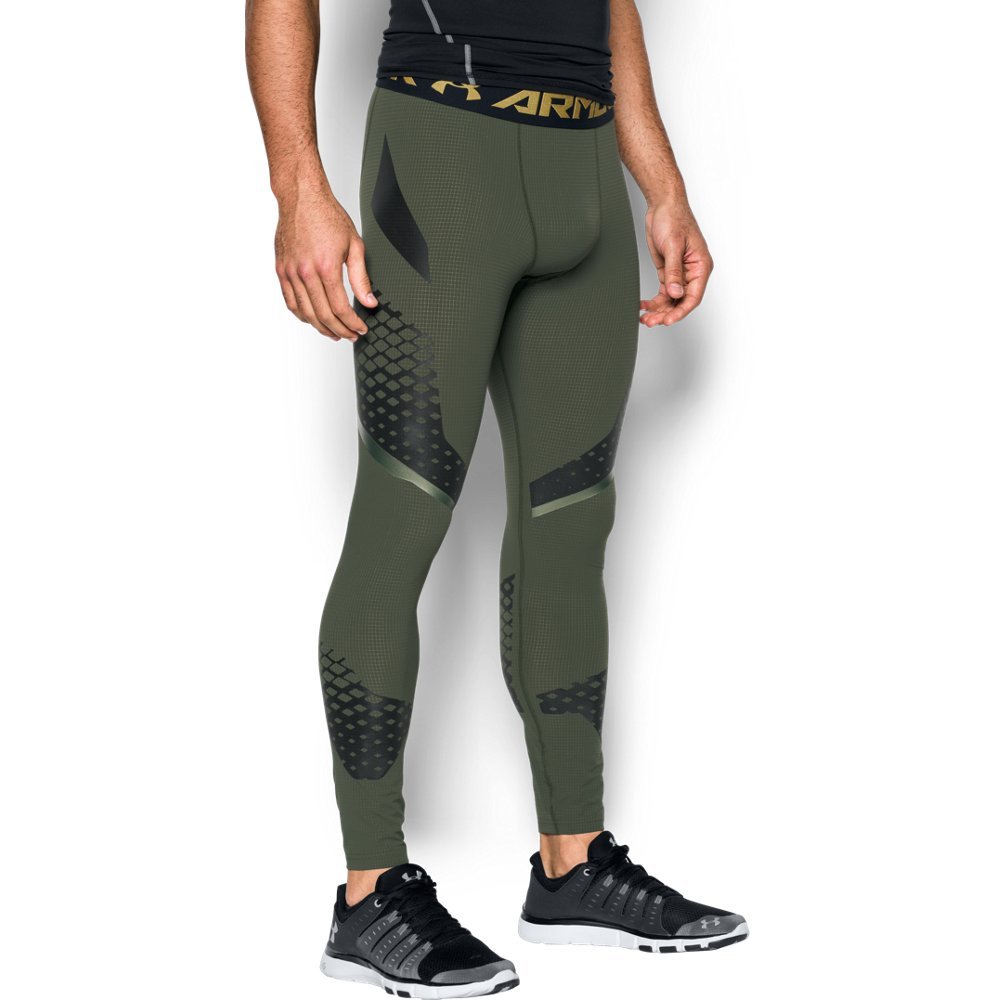 Under Armour Men's Compression Leggings - Moisture-Wicking Workout Pants for Running, Gym & Training - High-Performance Athletic Base Layer