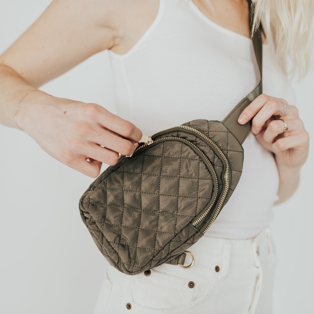 Pinelope Puff Sleeve Crossbody Bag for Women - Stylish Quilted Shoulder Purse with Adjustable Strap, Perfect for Travel, Shopping & Daily Use