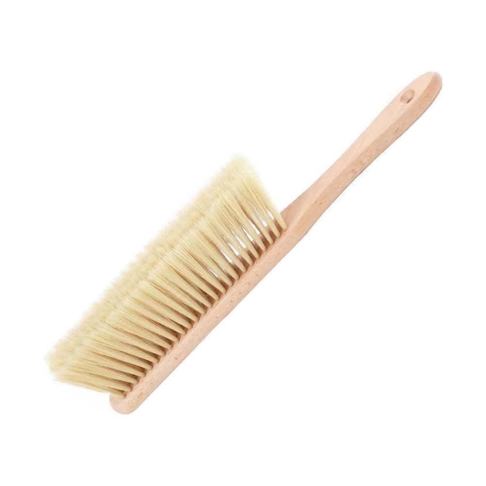 Soft Bristle Bed Brush for Dusting & Sweeping - Gentle Cleaning Brush for Mattress, Sheets & Bedroom - 1 Piece - Perfect for Allergy Relief & Pet Hair Removal
