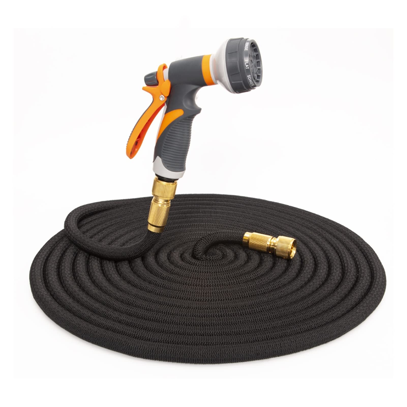 **Expandable Garden Hose 50FT - Lightweight Magic Water Hose with Multi-Function Spray Nozzle, Durable & Leak-Proof for Lawn, Car Washing, and Outdoor Cleaning**