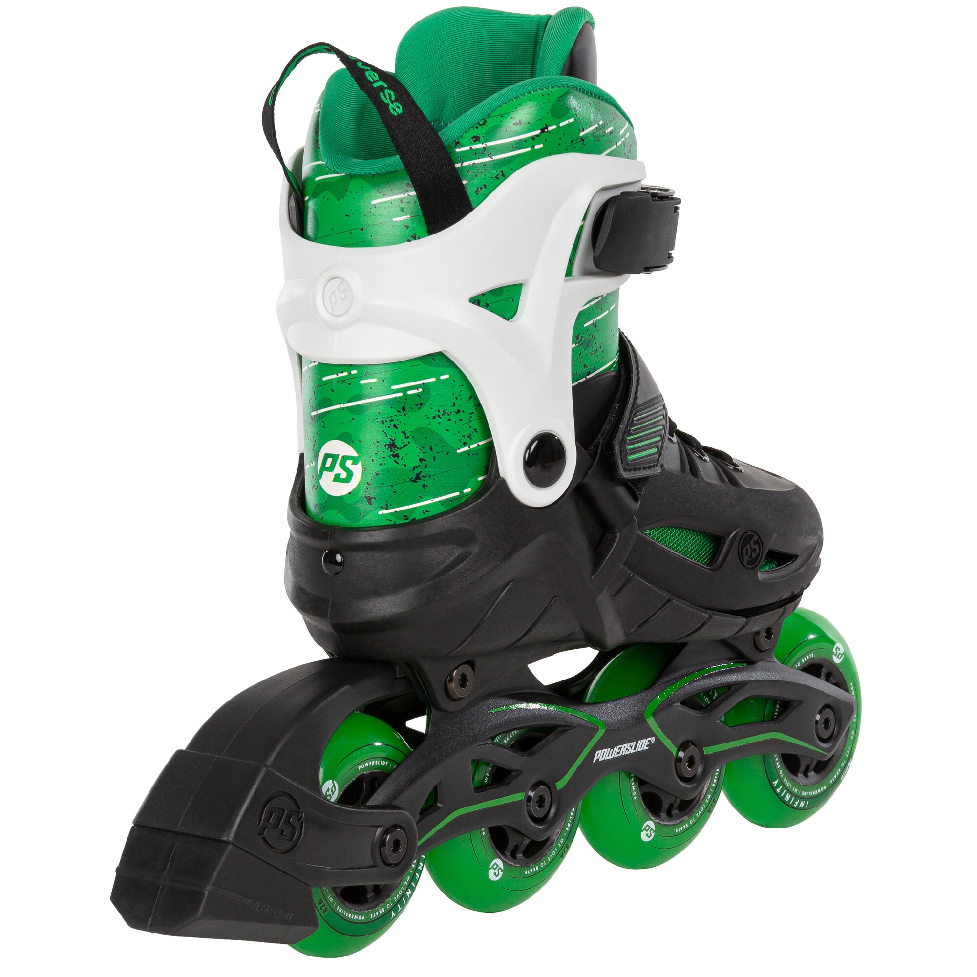 Universe 4W Green Adjustable LED Flashlight - Perfect for Camping, Hiking & Emergency Use