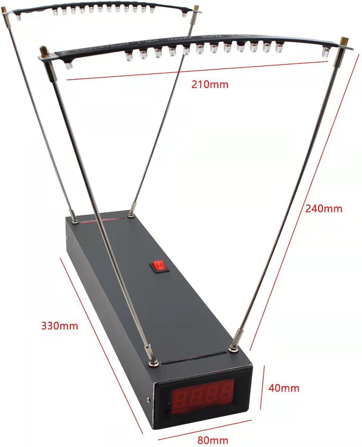 Ballistic Precision Chronograph - Shooting Speed Tester with 1-999.9M/S Measuring Range | Records & Averages Display | Perfect for Tennis, Badminton & Sports Training