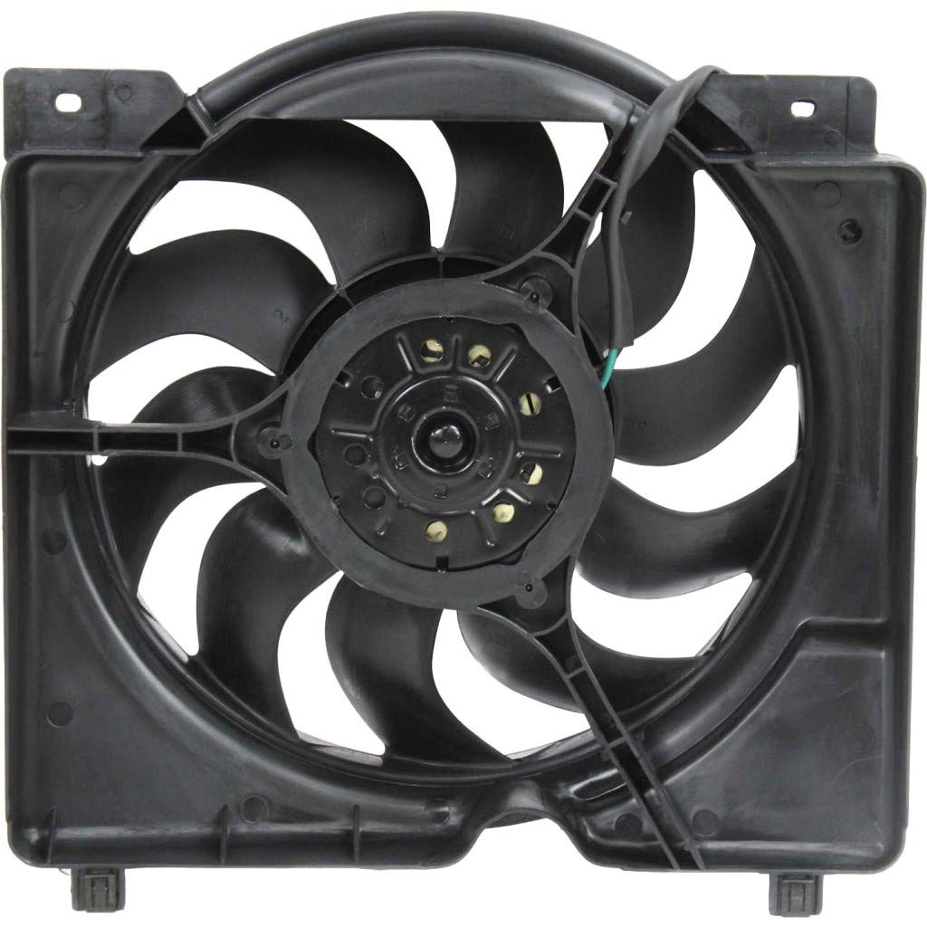 1997-2001 Jeep Cherokee Electric Radiator Fan Assembly Replacement for CH3115106 & 52028337AC | 6 Cylinder Engine Cooling System | Perfect for Off-Roading & Daily Commuting