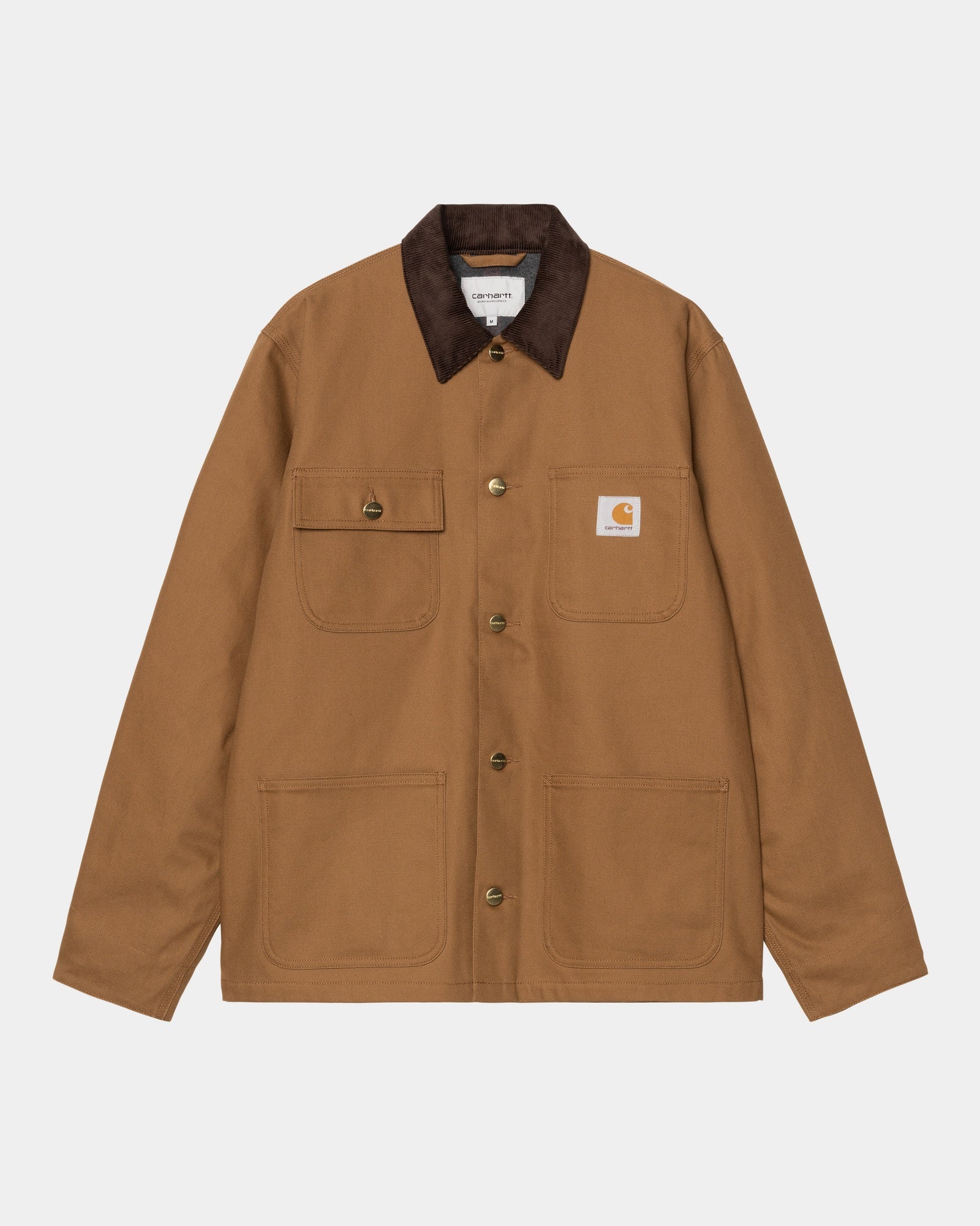 Michigan Chore Coat - Winter Work Jacket in Hamilton Brown/Tobacco Rigid | Durable Workwear for Outdoor Labor & Cold Weather