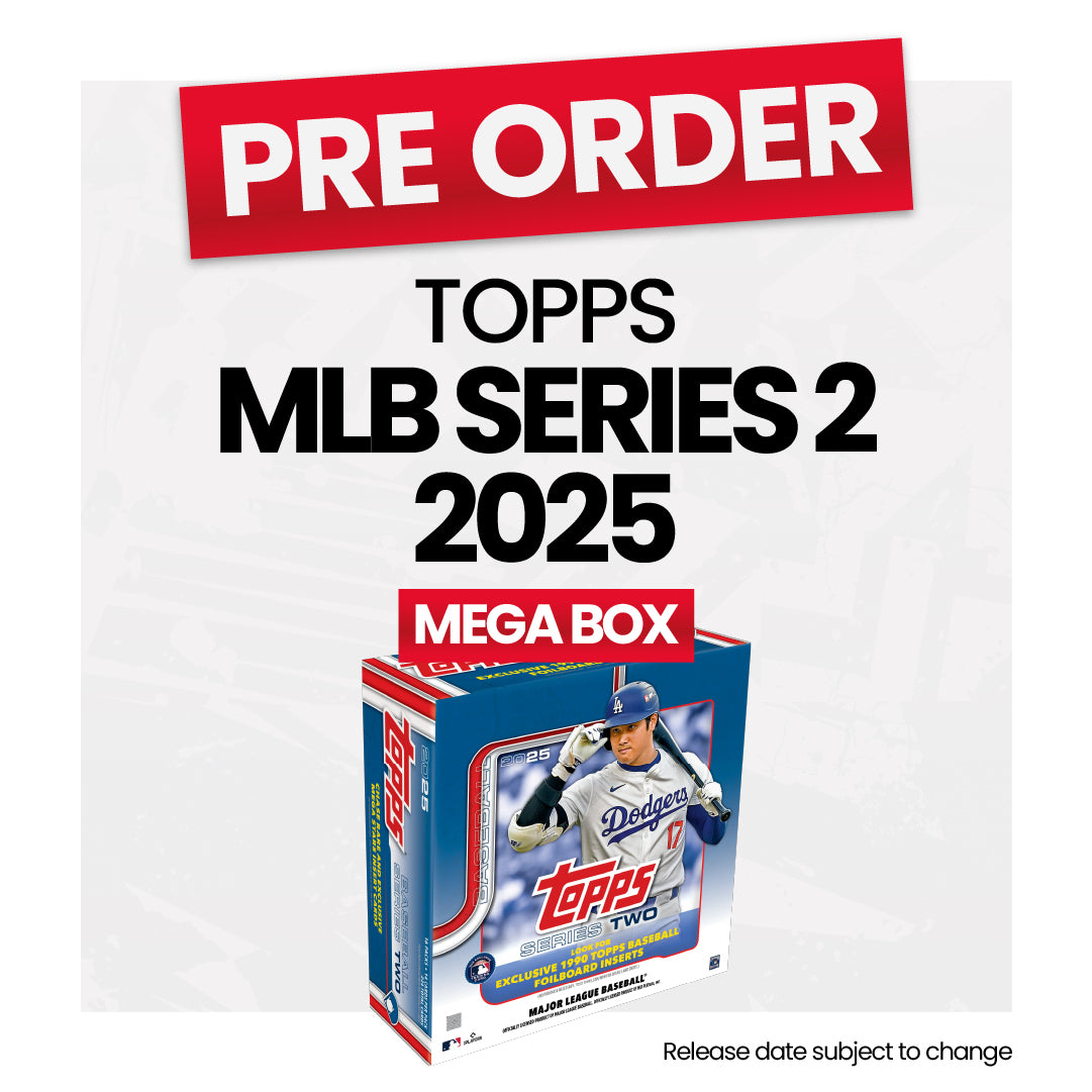 Topps Baseball Series 2 2025 Mega Box - 50 Trading Cards with Exclusive Inserts & Rookie Cards | Pre-Order Now for Limited Edition Collectibles | Perfect for Baseball Fans, Card Collectors, and Sports Memorabilia Enthusiasts