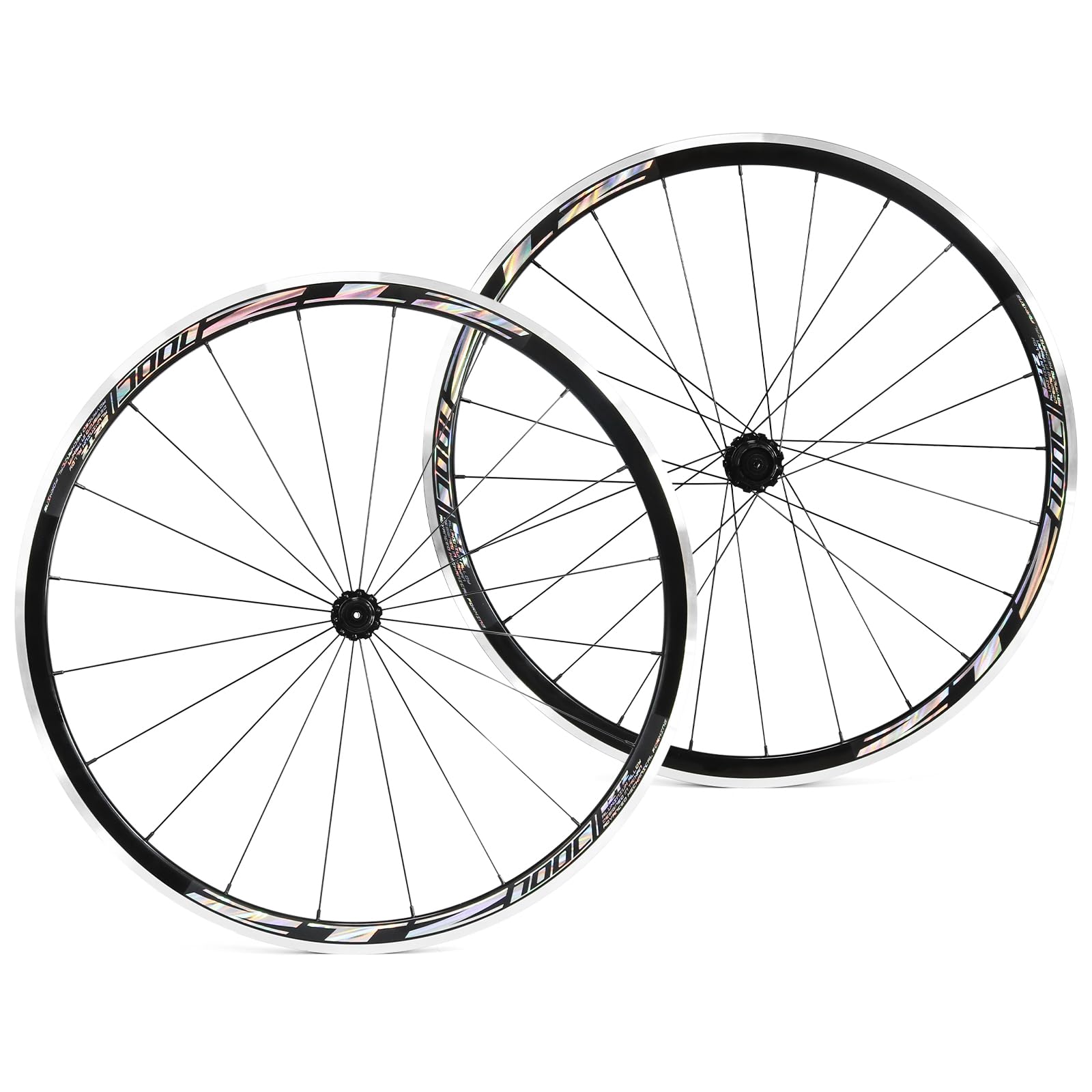 ZTZ 700C Road Bike Wheelset - Ultralight 30mm Aluminum Alloy Wheels, 20H Front/24H Rear High-Strength Rims, 700c Clincher for Rim Brake, Compatible with 8-12 Speed Cassettes - Perfect for Road Racing, Commuting & Endurance Cycling