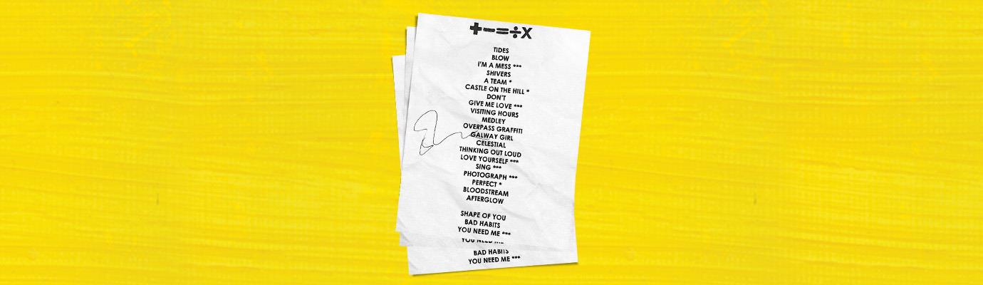 Ed Sheeran CD Album - ÷ (Divide) Deluxe Edition | Pop Music Collection for Home, Car & Party Playback