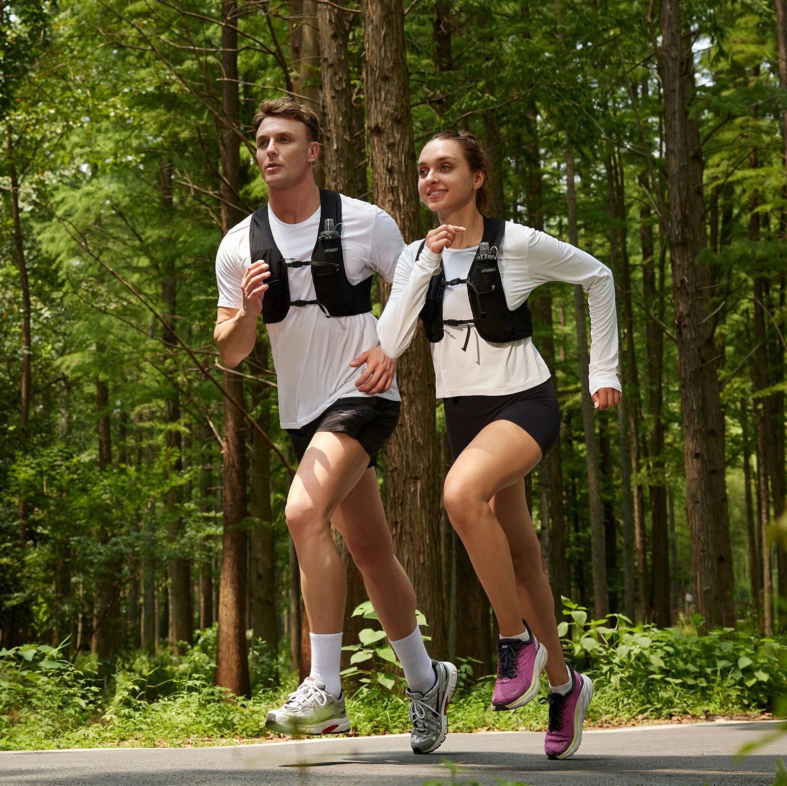 UTOBEST UTR112 Ultra Lightweight Hydration Pack - Breathable Trail Running Vest for Marathon, Cycling & Hiking - Perfect for Outdoor Adventures & Long-Distance Sports