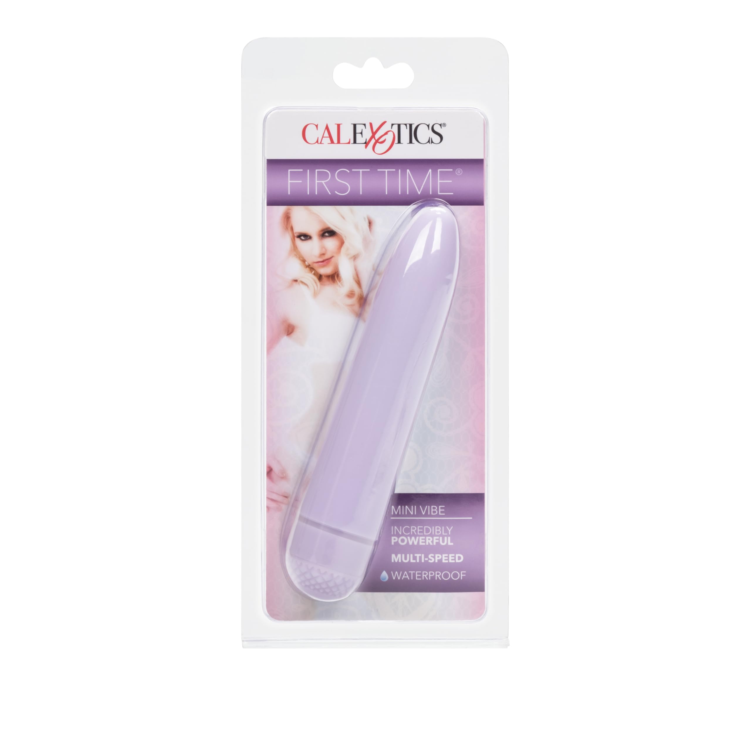 CalExotics First Time Mini Vibrator - Waterproof & Rechargeable Adult Toy for Women & Couples - Purple G-Spot Massager - Perfect for Travel, Foreplay & Solo Play