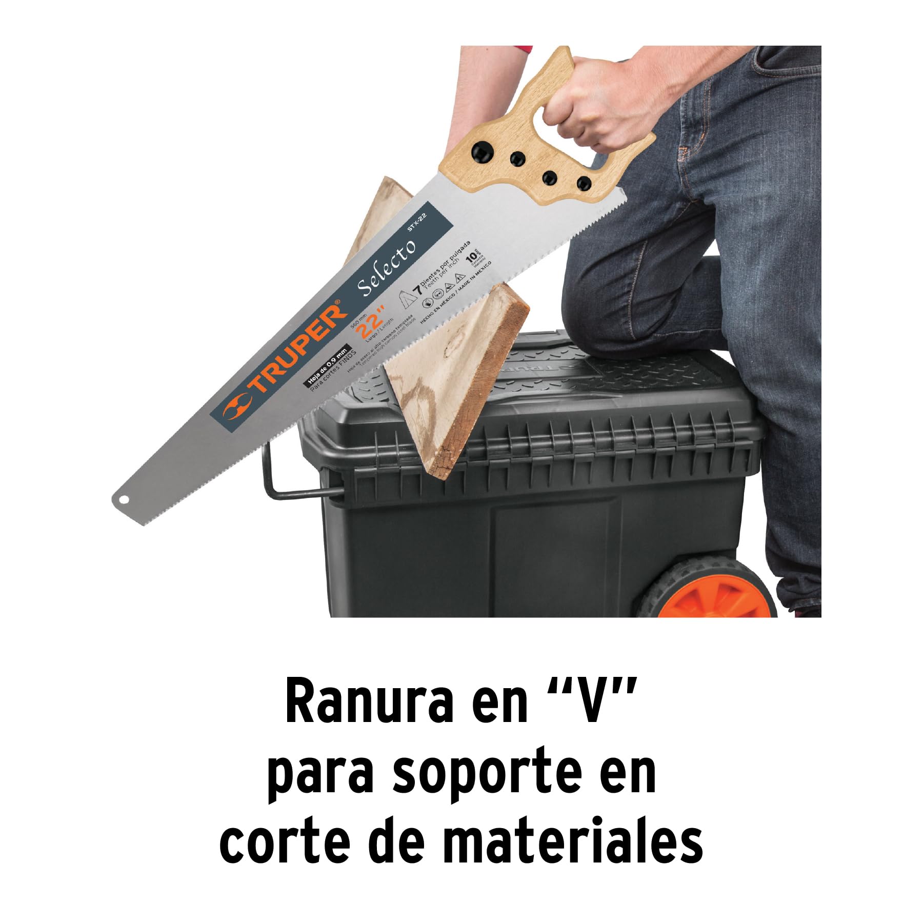 23-Inch Plastic Storage Box with Wheels - Heavy Duty Tool Organizer for Garage, Workshop & Home Organization