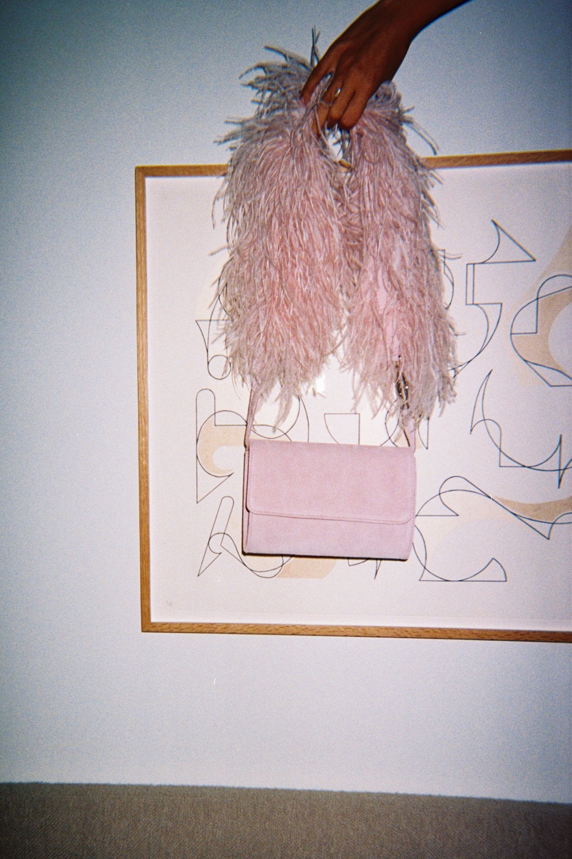 Lijadu Women's Crossbody Bag in Candy Floss Suede - Stylish Shoulder Purse for Everyday Use, Work & Travel