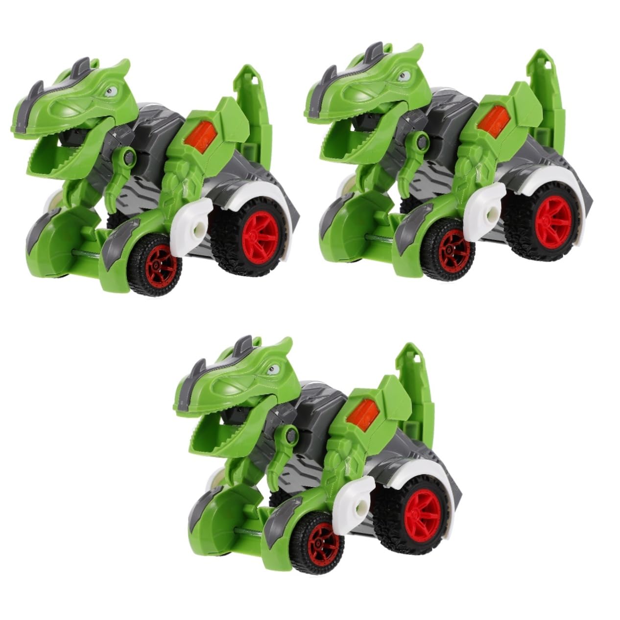 iBasenice 3-Piece Mini Construction Vehicle Toy Set - Small Plastic Trucks & Diggers for Kids, Boys Halloween Figurines, Preschool Educational Toys - Perfect for Playtime, Birthday Gifts & Halloween Decorations