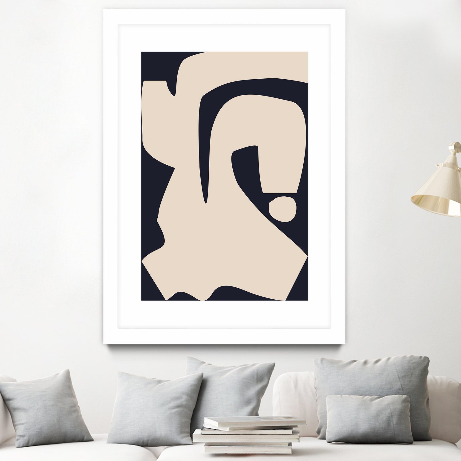 Abstract Shapes Print 07 - Modern Geometric Wall Art for Home & Office Decor | Perfect for Living Room, Bedroom & Workspace