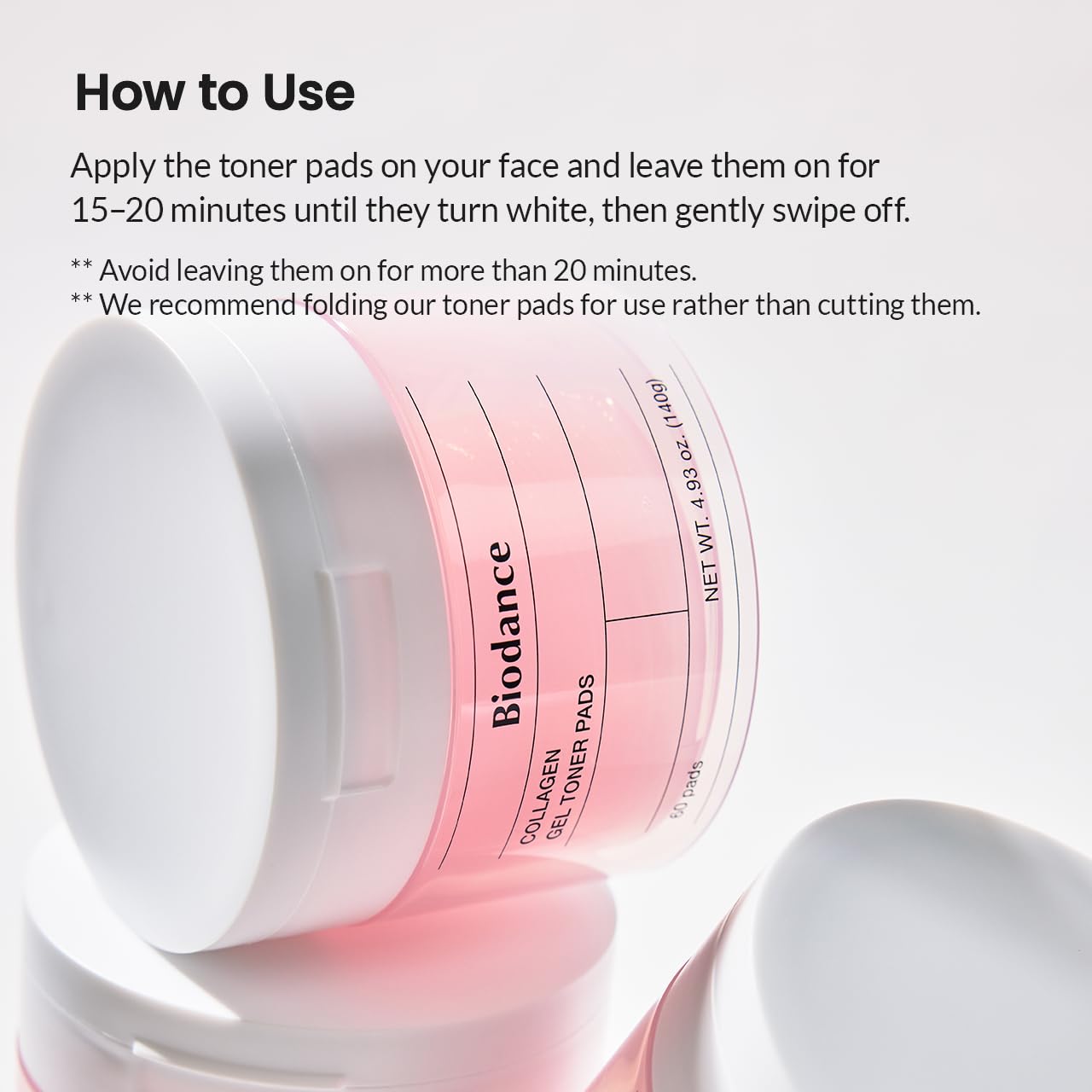 Biodance Collagen Gel Toner Pads for Sensitive Skin | Korean Skincare Pore Perfecting & Elasticity Boosting | 60 Pads (4.93 fl.oz/140g) | Daily Hydration & Soothing Treatment for Glowing Skin