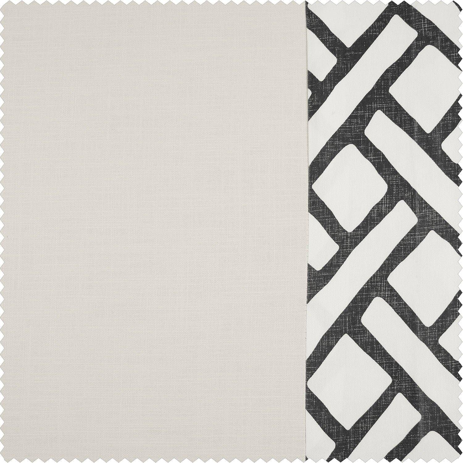 Premium Black Bordered Cotton Swatch for Garden Pathways - Perfect for Landscaping, DIY Projects & Outdoor Decor