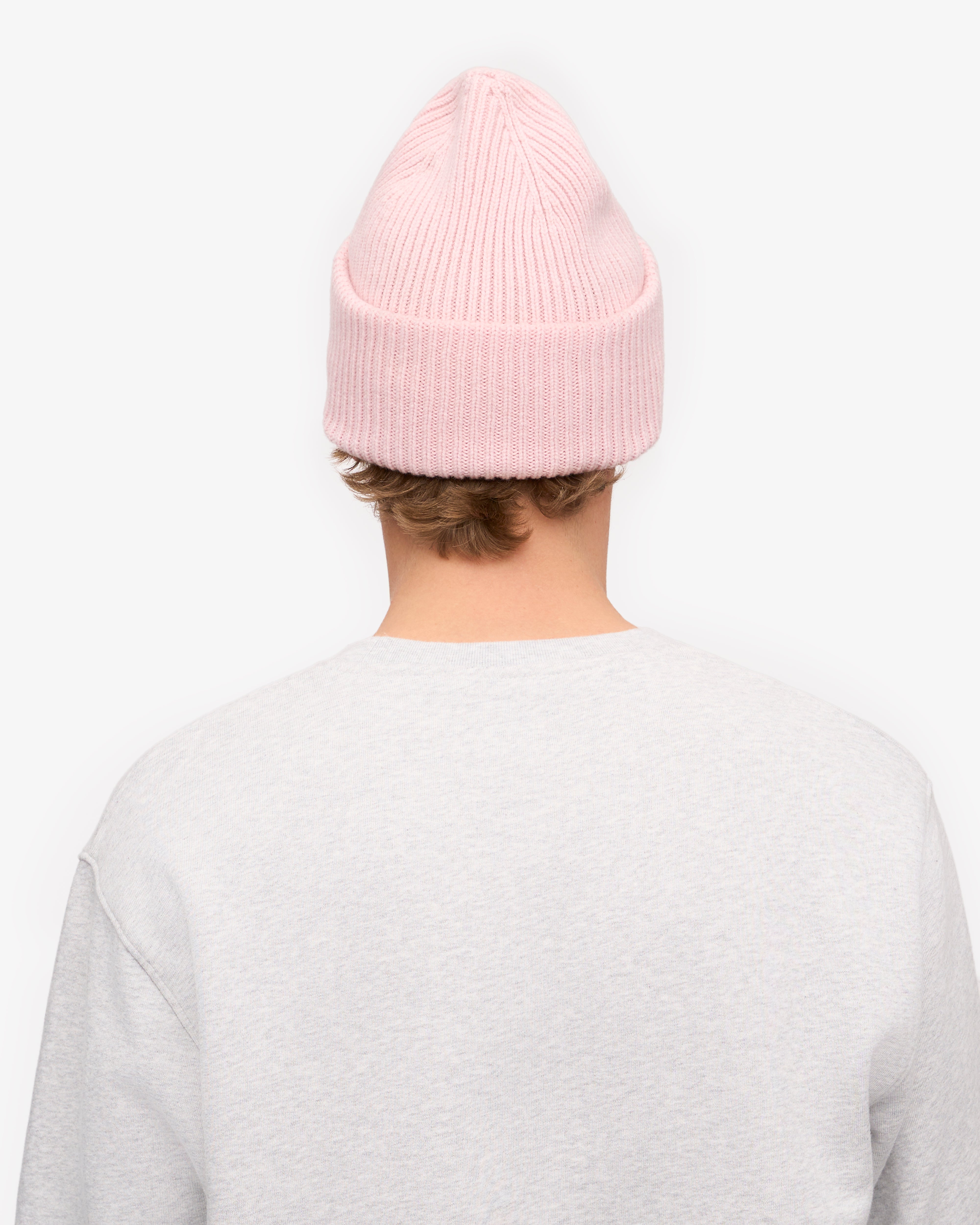 Premium Merino Wool Beanie - Soft & Warm Faded Pink Winter Hat for Men & Women - Perfect for Skiing, Hiking & Outdoor Activities