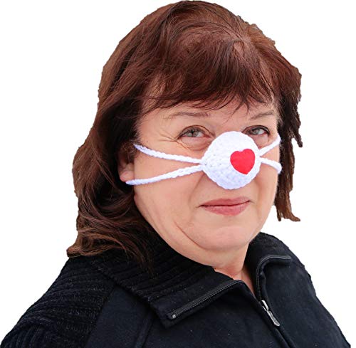White With Red Heart