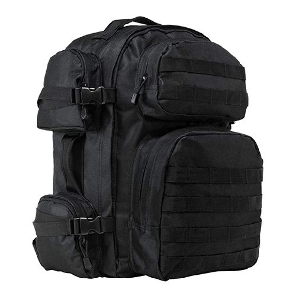 VISM by NcStar Tactical Backpack - Durable Military Backpack for Outdoor, Hiking, Camping & Travel - Waterproof Tactical Rucksack with Molle System for Gear Organization