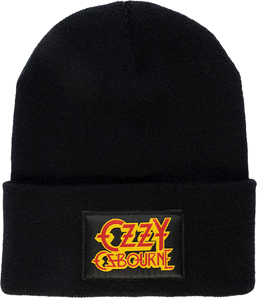 Ozzy Osbourne Diary of a Madman Black Diamond Beanie Hat - Official Merchandise for Rock Music Fans & Winter Fashion