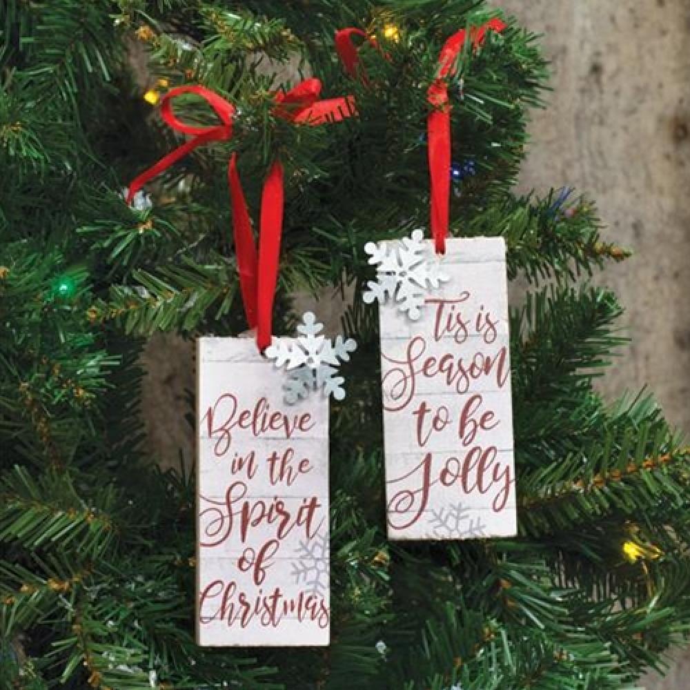 Christmas Snowflake Charm Ornament Set of 2 - Handcrafted Holiday Decor for Tree, Gift, or Winter Home Decoration - Perfect for Christmas Parties, Fireplace Mantel & Festive Seasonal Display