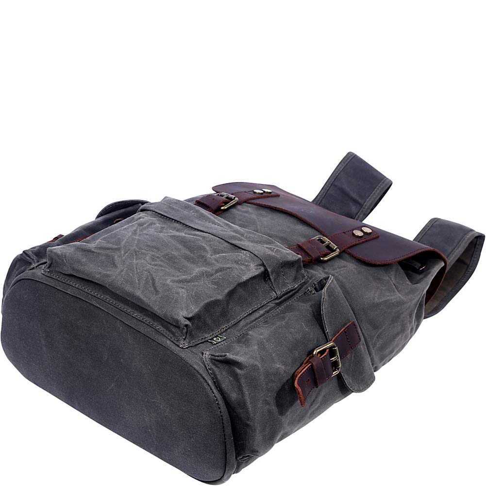 TSD Brand Stone Creek Backpack Olive - Durable Hiking Backpack for Outdoor Adventures, Travel & School - Water-Resistant & Lightweight Daypack for Men & Women