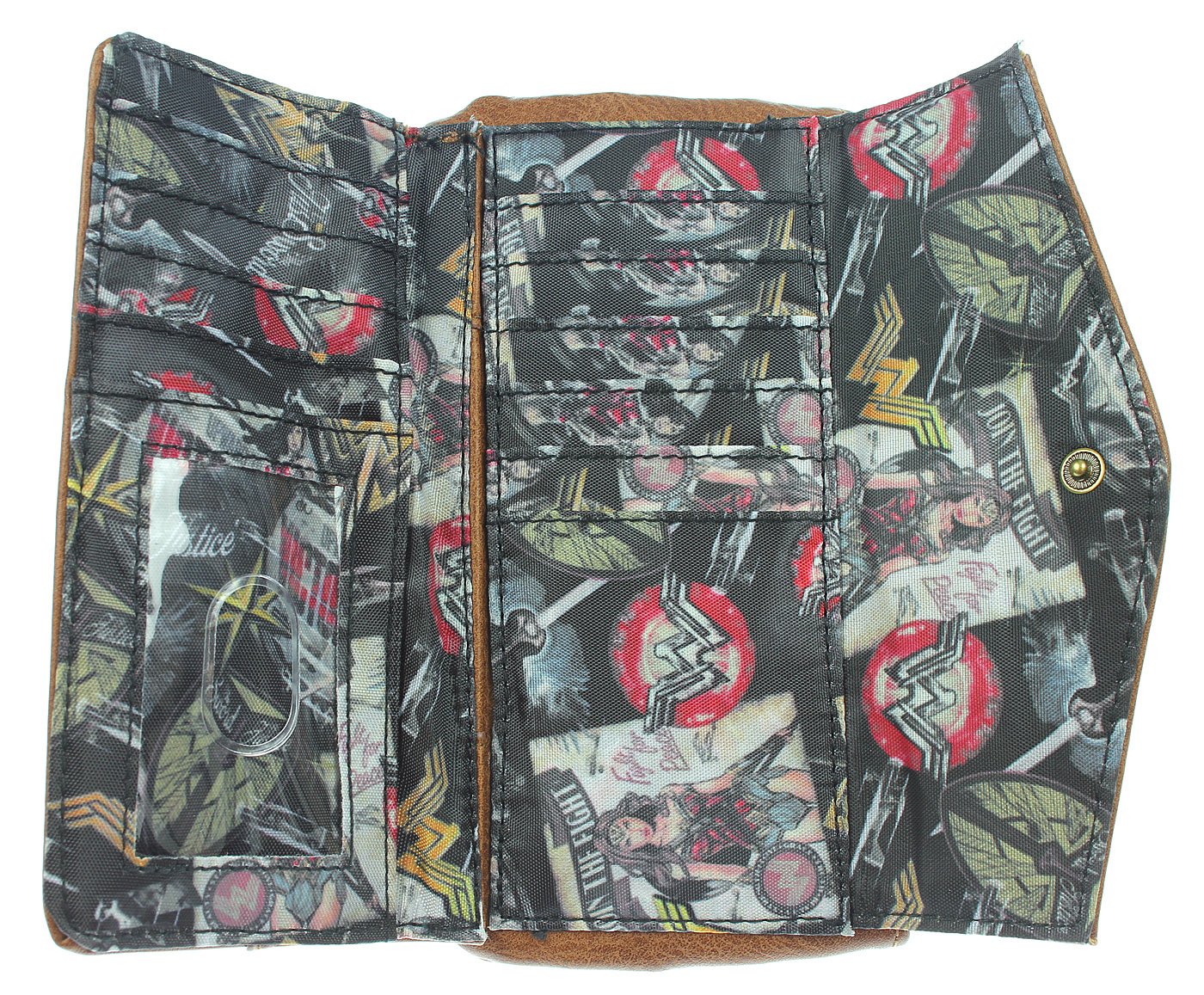 DC Comics Wonder Woman Top Zip Junior Wallet - Stylish Superhero Wallet for Teens & Collectors - Perfect for School, Travel & Everyday Use