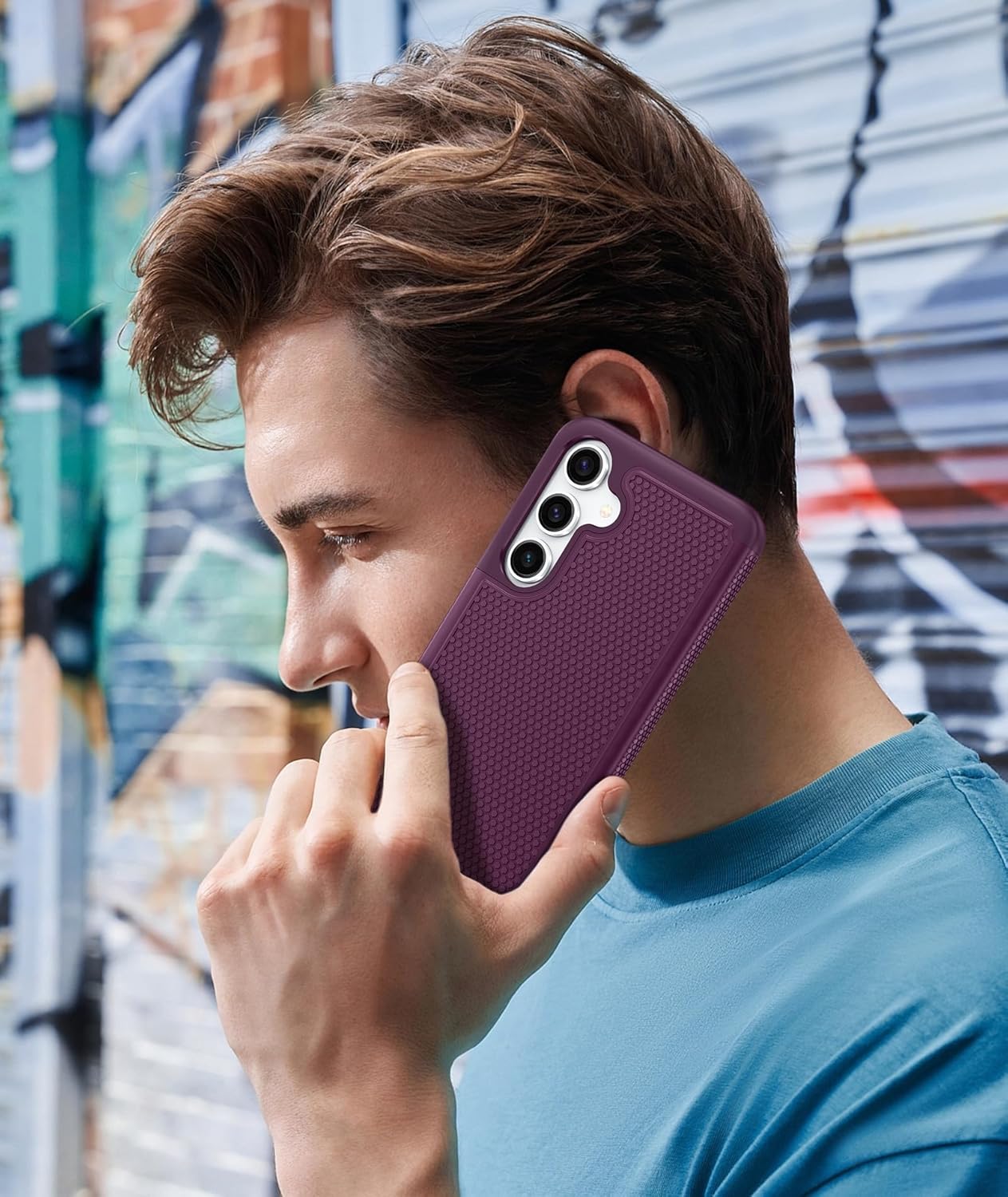 Samsung Galaxy S25 Heavy Duty Dual Layer Protective Case - Shockproof & Scratch Resistant Cover for Everyday Use, Travel & Outdoor Activities
