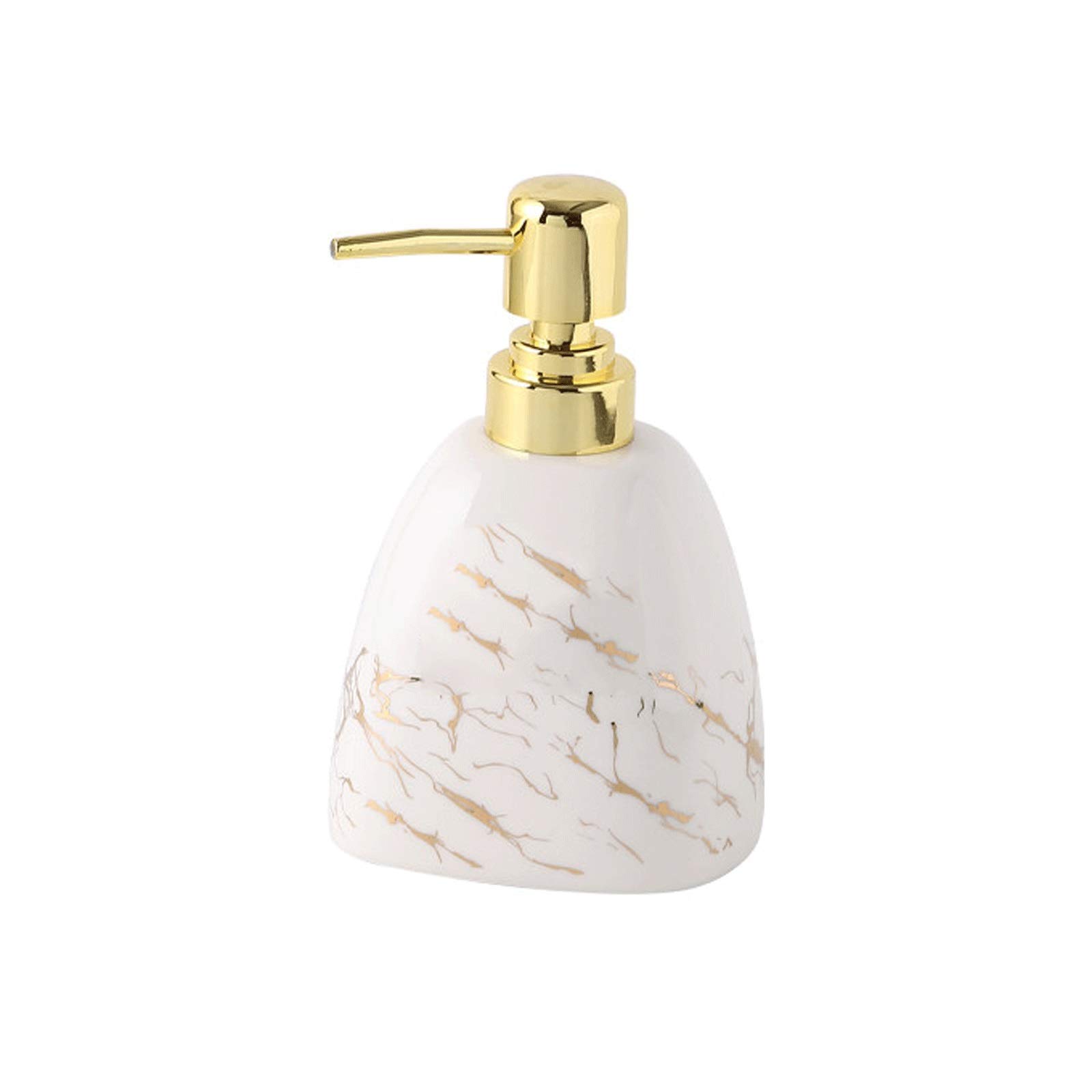 Premium Refillable Soap Dispenser for Bathroom & Kitchen - Rustic Hand Soap Dispenser, Dish Soap Dispenser & Lotion Dispenser - White Home Decor Accessory for Modern Farmhouse & Spa Style Bathrooms