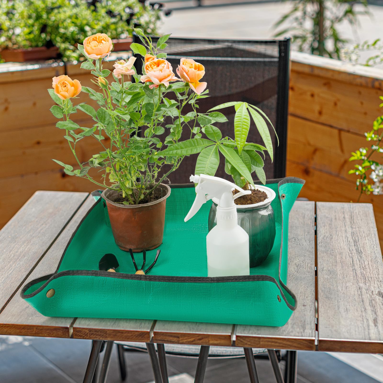 2PCS Waterproof Repotting Mat for Indoor Plants - Professional Gardening Transplanting Mat Supplies for Potting, Pruning & Seedling Care - Perfect for Home, Greenhouse & Balcony Gardening