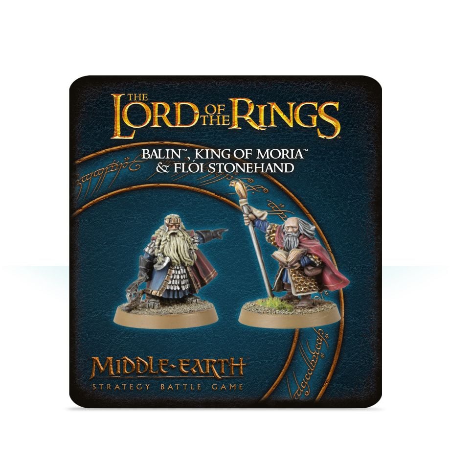 Balin King of Moria & Floi Stonehand Statue - Lord of The Rings Collectible Figurine for Display, Gifts, and LOTR Fans