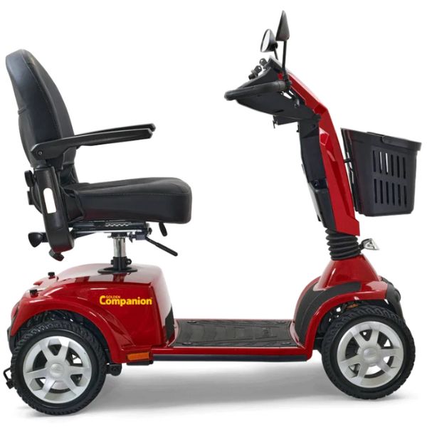 Golden Technologies Companion 4 Wheel Bariatric Mobility Scooter GC440 - Heavy Duty Electric Scooter for Adults & Seniors with 500 lbs Capacity - Ideal for Indoor & Outdoor Use, Shopping, Travel & Daily Mobility