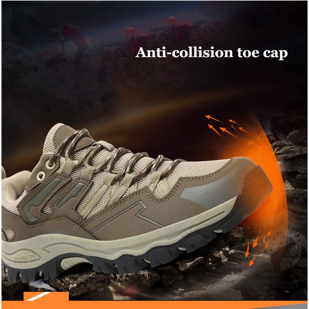 **Men's & Women's Breathable Mesh Hiking Shoes - Lightweight Athletic Trekking Shoes for Outdoor Adventures, Trail Running & Camping**