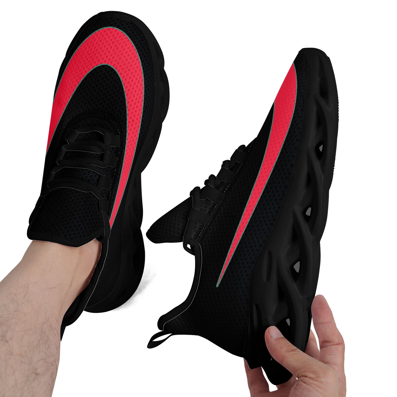 Custom Maxsoul Personalized Sneakers - Breathable Lightweight Running Shoes for Men & Women | Perfect for Gym Workouts, Jogging & Casual Wear (Model FN003 E020109)