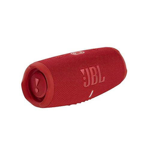 JBL Charge 5 Waterproof Bluetooth Speaker with Built-in Power Bank - Portable Wireless Speaker for Outdoor, Beach, Pool & Travel - Includes gSport Carbon Fiber Case (Red)