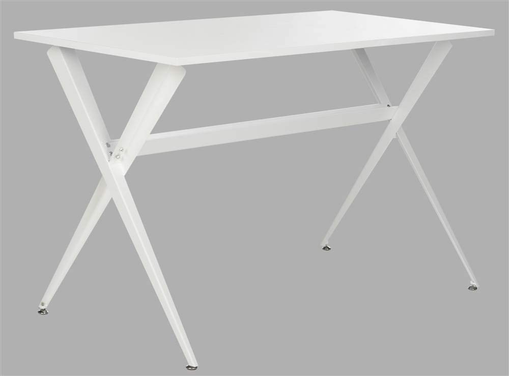Safavieh Home Collection Chapman Desk - White Modern Writing Desk for Home Office, Study & Workspace - Elegant & Functional Design