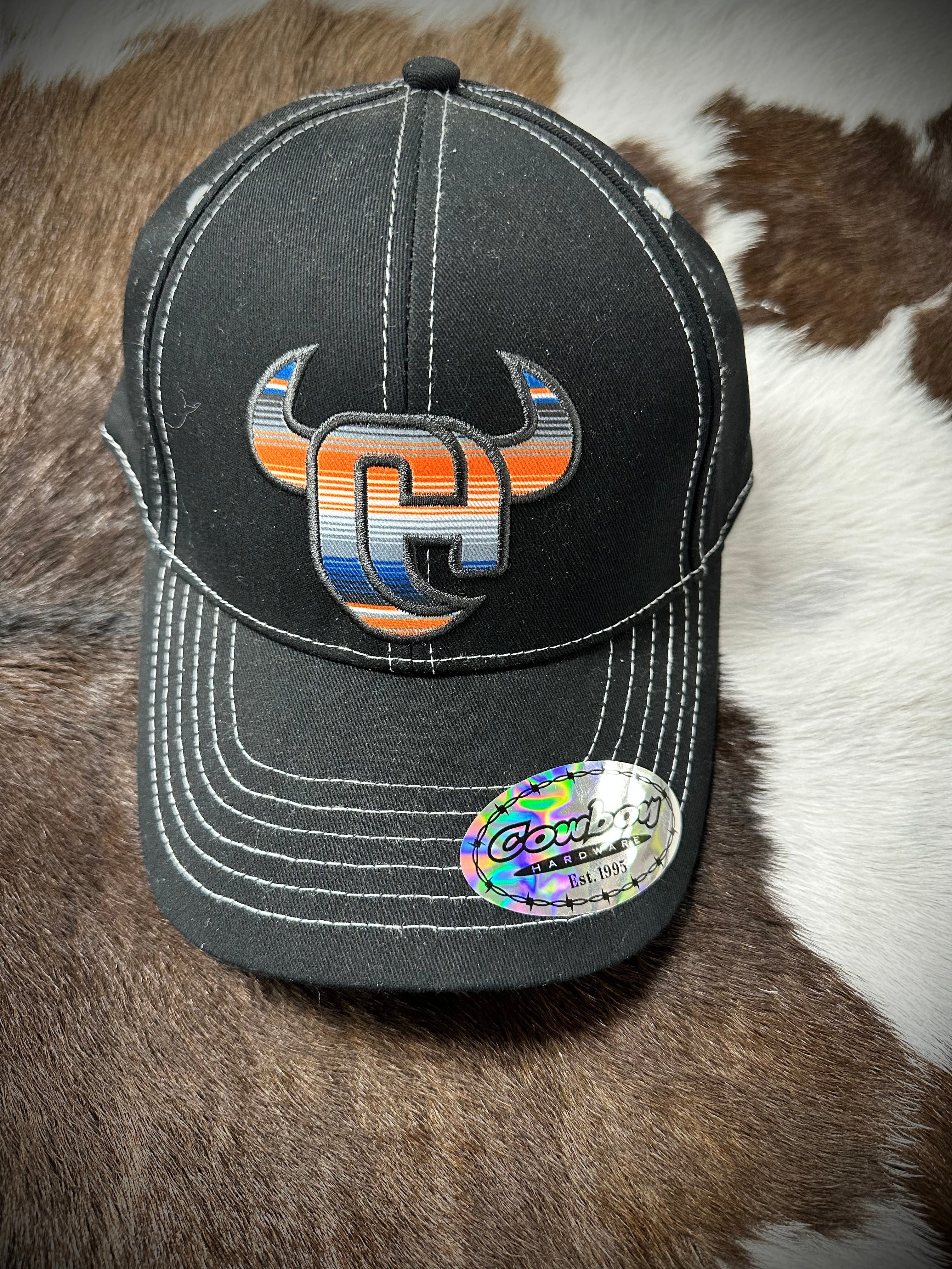 Men's Cowboy Hat with Serape Logo - Western Style Baseball Cap for Rodeo, Country Music & Outdoor Adventures