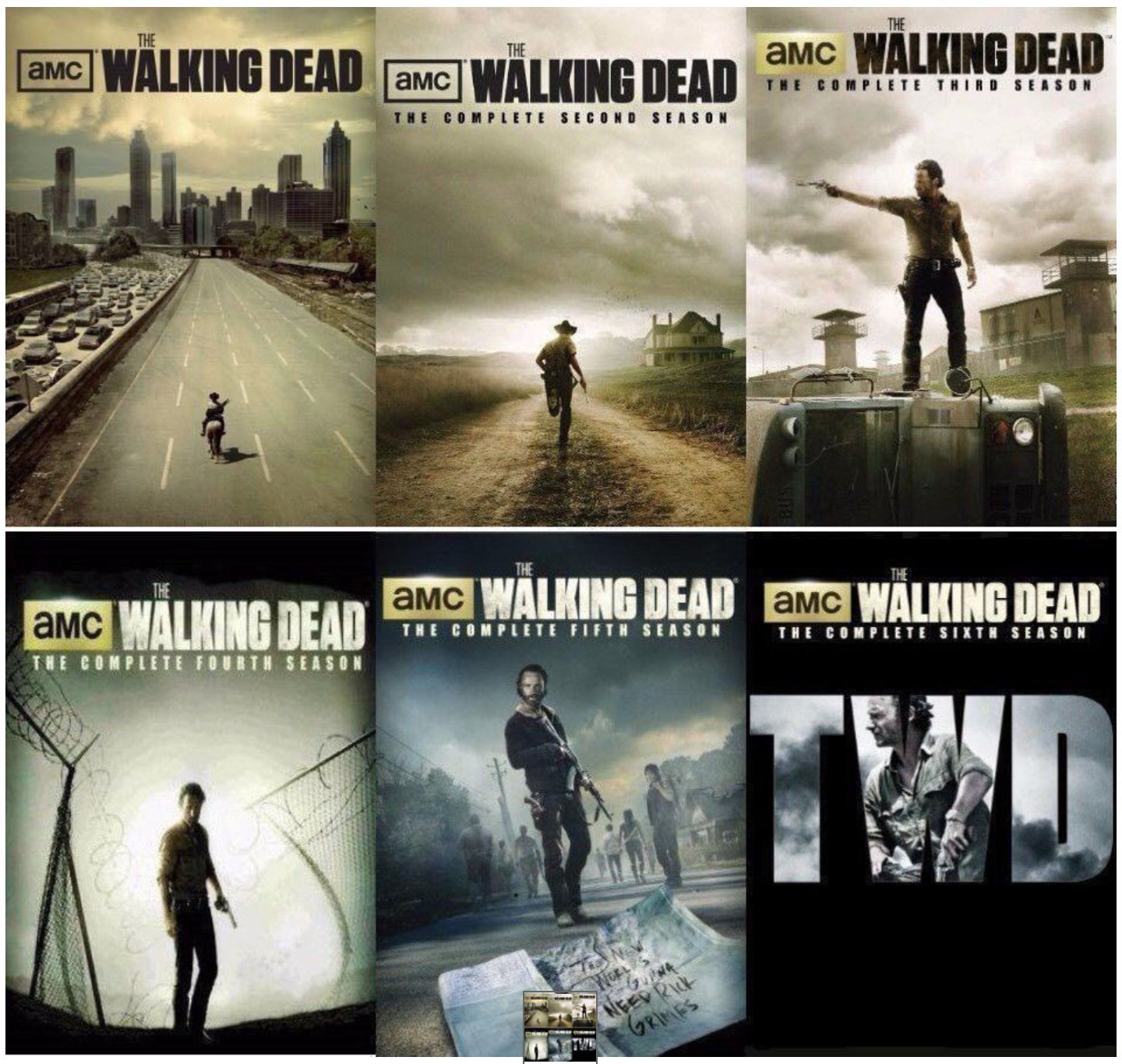 The Walking Dead Complete Seasons 1-6 DVD Box Set (26 Discs) - Ultimate Collector's Edition for Zombie Apocalypse Fans | Perfect for Binge-Watching & Home Entertainment