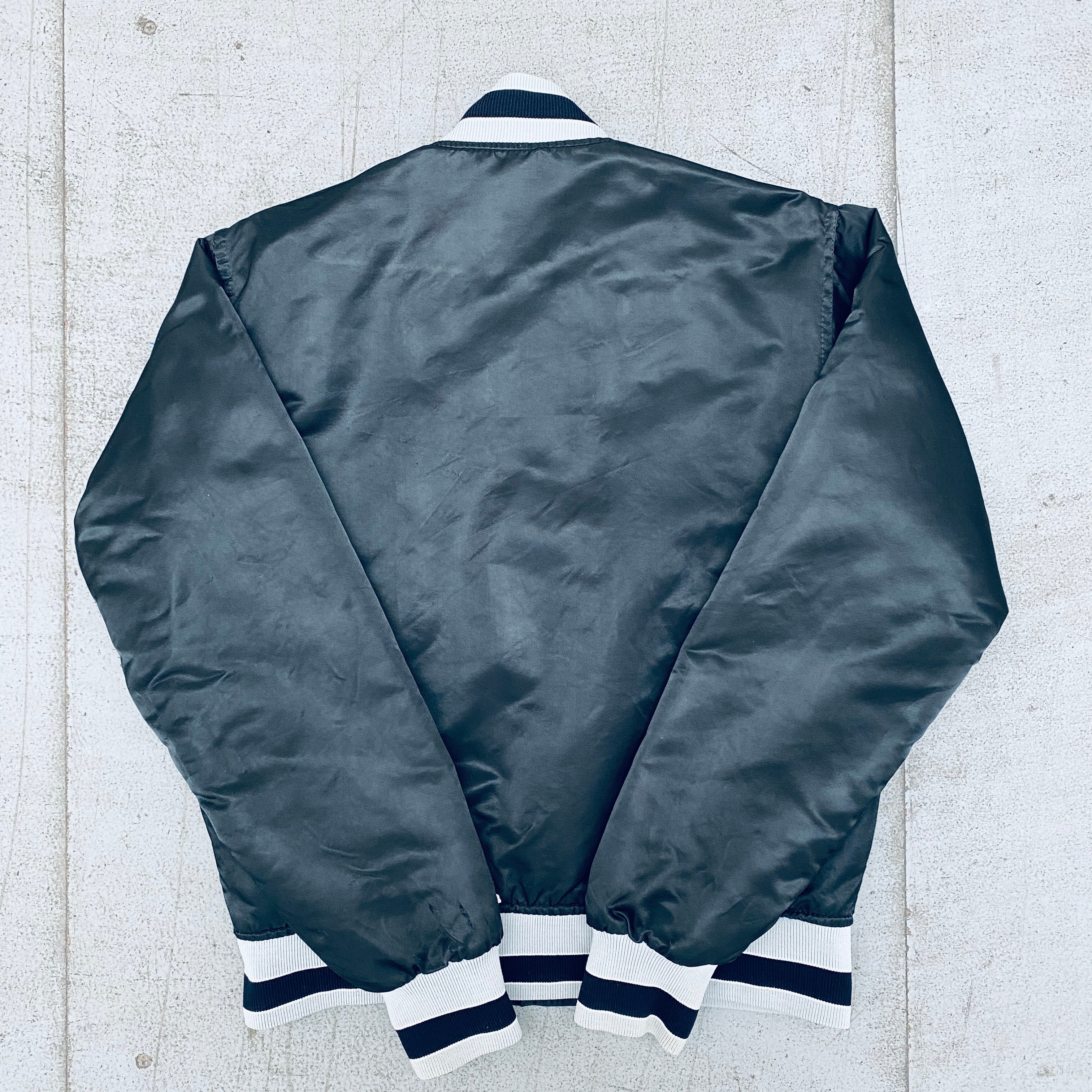 Vintage 1980s San Antonio Spurs Satin Starter Bomber Jacket - Men's Small - Retro NBA Basketball Fan Apparel for Game Day & Streetwear Fashion