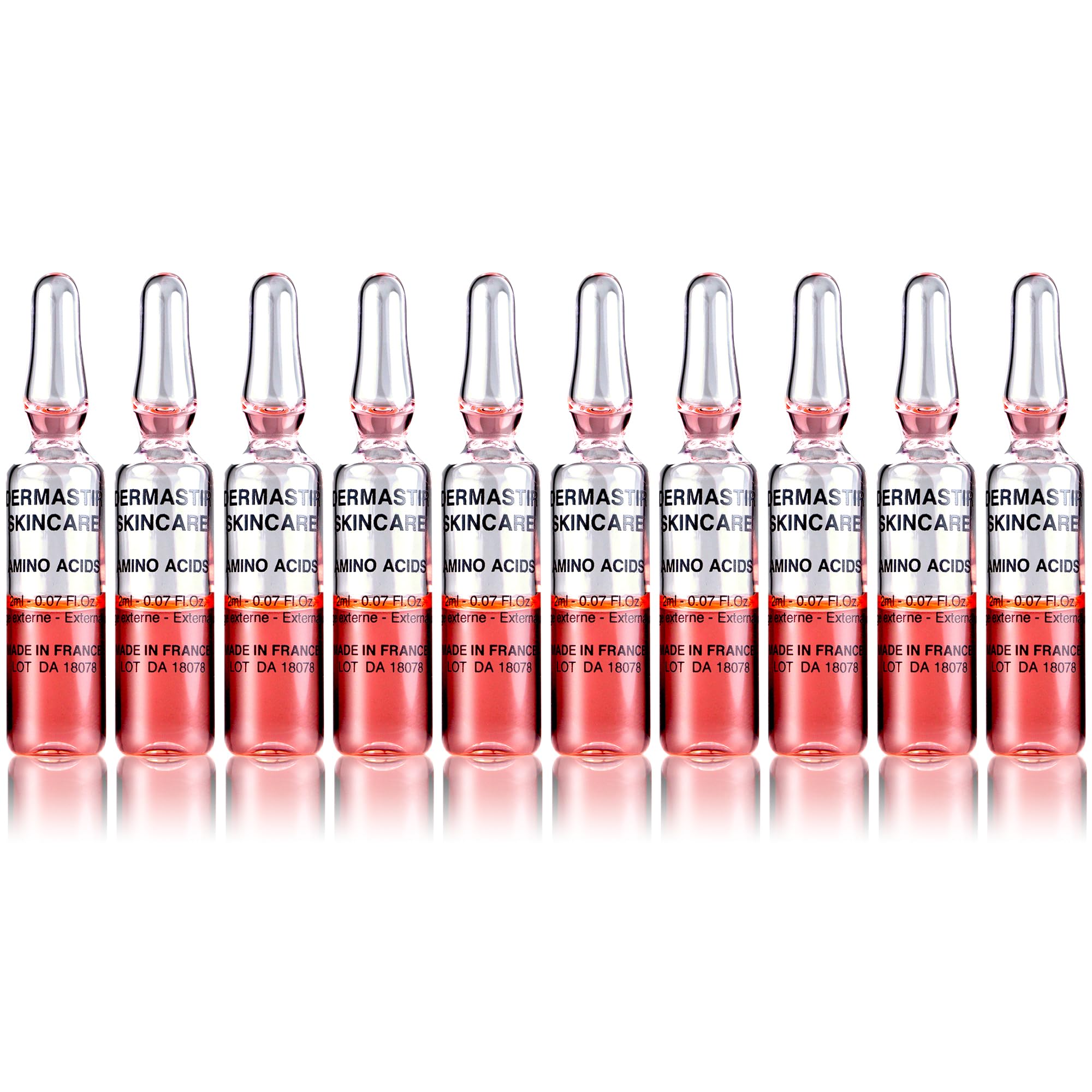 DERMASTIR Amino Acids Ampoule - Hydrating & Anti-Aging Facial Serum for Glowing Skin | Perfect for Daily Skincare Routine & Night Treatment
